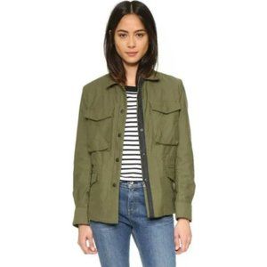 Rag and Bone JEAN Field Green Utility Jacket S